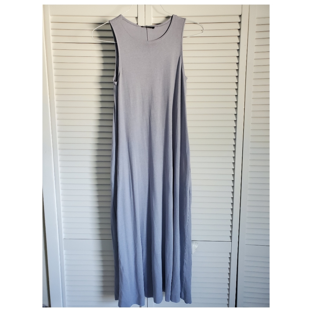 Zara Minimal Blue Grey Long dress